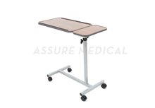 Deluxe, Tilt-Top Overbed Table,Double Top (YJ-6900)adjustable height and angle