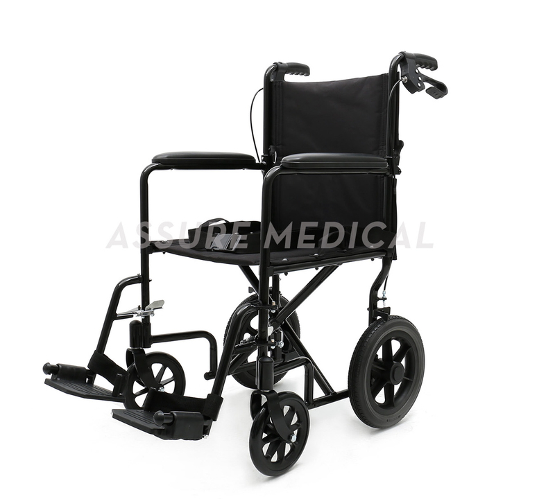 AL-BL03C Aluminum Light Weight Transport Wheelchair with hand brake