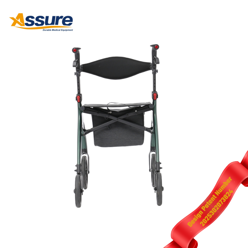 2026 New product Aluminum Rollator Walking Aid Disabled People Elderly Rollator