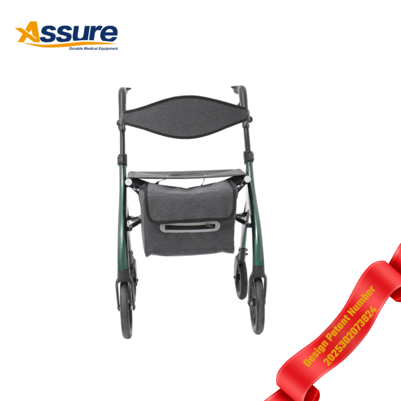 2026 New product Aluminum Rollator Walking Aid Disabled People Elderly Rollator