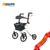 AL-4600E 2026 New product Aluminum Rollator Walking Aid Disabled People Elderly Rollator