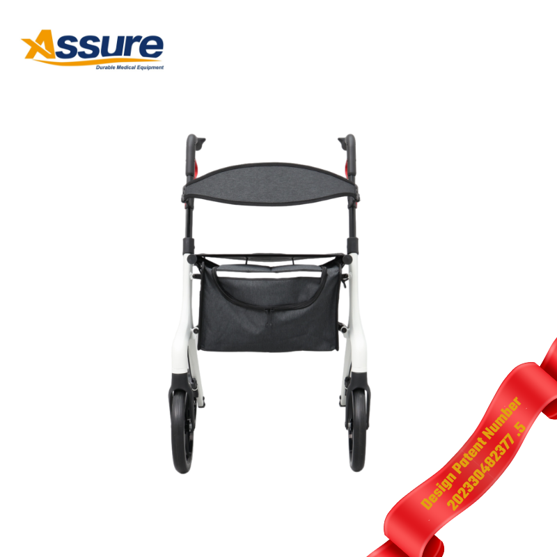 AL-4600E 2026 New product Aluminum Rollator Walking Aid Disabled People Elderly Rollator